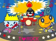 Bakutchi playing the drums