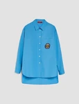 Max&CoLogoPatchShirtTurquiose.jpg (18 KB) Logo patch shirt, turquiose