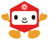 Hekisa-kun, a Hexagontchi mascot character