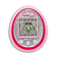 Light/dark pink and silver gem Tamagotchi Friends