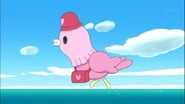 Denshohatotchi walking on water