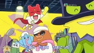 Cameratchi and Senior Turtletchi in one of Tamagotchi!'s opening themes