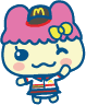 Chamametchi mcdonalds.png (3 KB) Wearing a McDonald's uniform