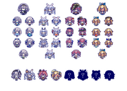 Character roster and costumes