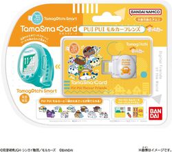 Tamagotchi Smart One Piece Special Set TamaSma Card & Strap Bundle Bandai