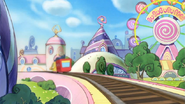 Guruguru Town's depiction in Tamagotchi: The Movie