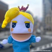 Puppet version of Prince Tamahiko used in "What is Omisetchi?" campaign