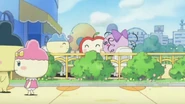The restaurant in Let's Go! Tamagotchi