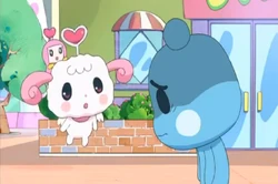 Click here to view the image gallery for Pink! Heart! Messengers-wan!/Episode Gallery.