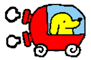 Pochi car.gif (2 KB) 1998 Tamagotchi Channel artwork of Pochitchi in a vehicle