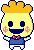 Closeup sprite on the Tamagotchi P's