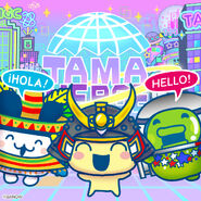 Greeting other Tamagotchi at the Tamaverse entrance