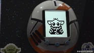 Giant Grogu Tamagotchi display at San Diego Comic Con 2023