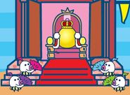 Tamatown V4 artwork of the Gotchi King.