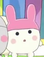 Young Mimitchi in the Tamagotchi! anime, with pink ears