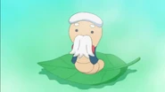 Principal Mimizu at the hot springs
