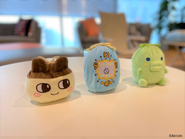 Mametchi and Kuchipatchi plush pouches