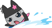 Beach KuroMametchi.png (7 KB) Swimming