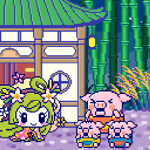 Book scene featuring Neliakaguya and the Piggypatchis