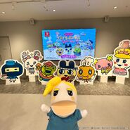 Standees at the pop up shop