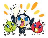 With his lackeys, Akaspetchi and Pipospetchi