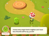 Talking to Mametchi (Adventure Kingdom)