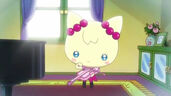 Young Melodytchi in the anime show, Tamagotchi!