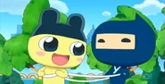 Mametchi and Gozarutchi teamed up