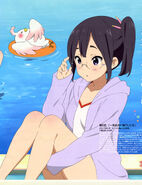 Shiori in her swimsuit.