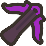 Amethyst crossbow - "Cut more wood to kill more animals."