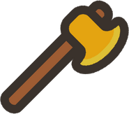 Golden axe - "Extra fancy wood chopping."