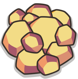 Big gold node