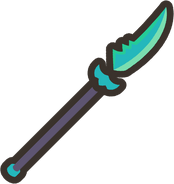 Diamond Naginata - "Aesthetic only."