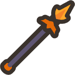 Taming.io guy With A Ember Sword And Crossbow