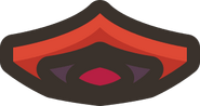 Ruby shield - "Safe and strong."