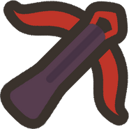 Ruby crossbow - "Essential to kill fairies."