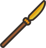 Golden Naginata - "Deal damage over a long distance."