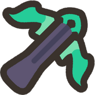 Diamond crossbow - "Aesthetic only."