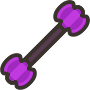 Amethyst labrys - "Maybe a bit too sharp."