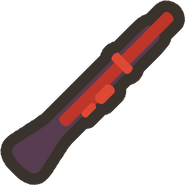 Ruby musket - "A real musketeer."