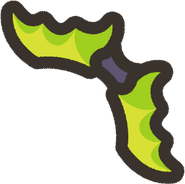Emerald bow - "Aesthetic only."