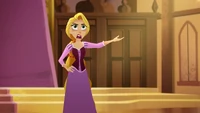 Рапунцель спорит со своим отцом
