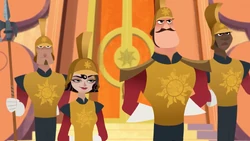 Кассандра временно исполняет обязанности гвардейца