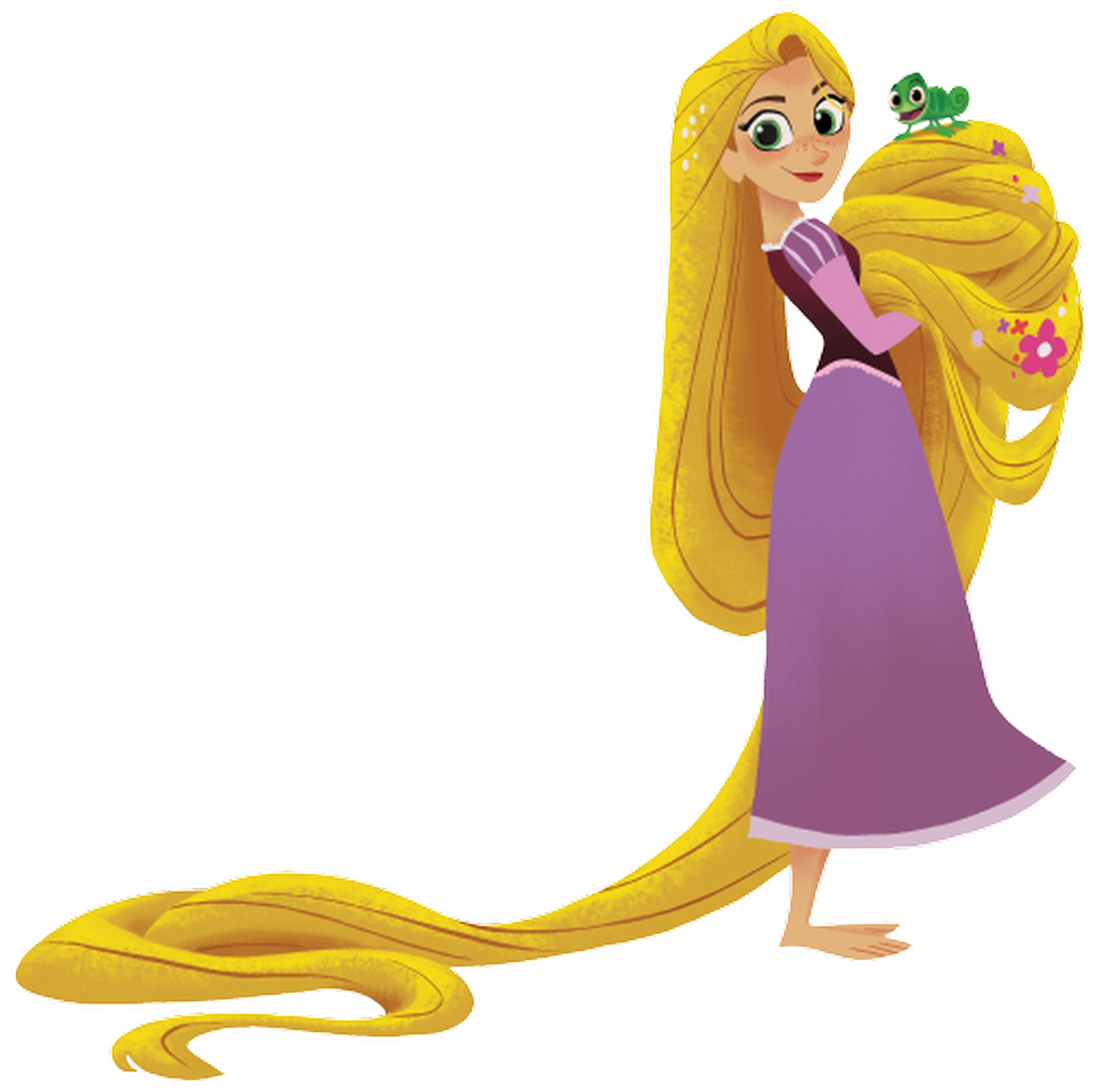 Disney Tangled Rapunzel Hair Piece with Golden Braid : Amazon.in: Toys &  Games