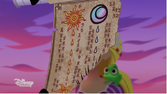 The mystical Sun Drop Flower on the first piece of the ancient scroll