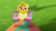 Rapunzel's incomplete bird form