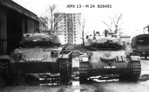 Chaffe on the left, amx 13 24 on the right