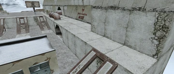 Второй этаж на синей базе