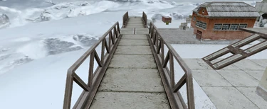 Мост-дорожка на красной базе