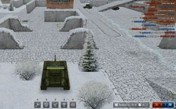 Игровое окно во время битвы